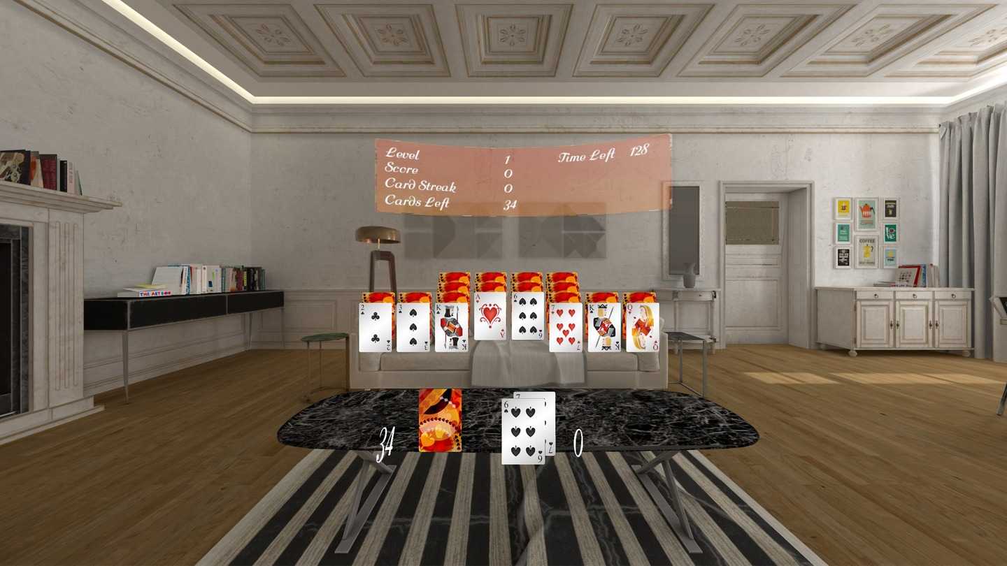 Oculus Quest 游戏《蜘蛛纸牌》Tripeaks Dreamland VR