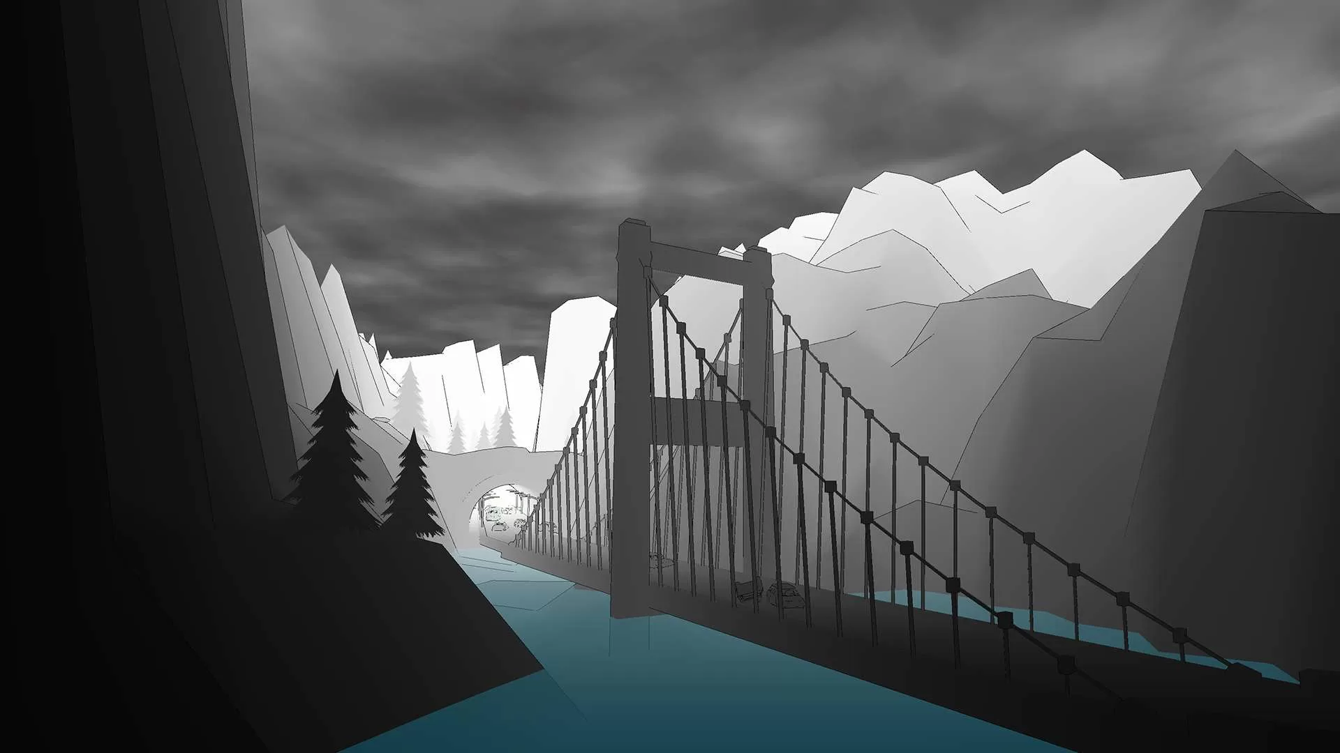 Oculus Quest 游戏《Paint it Back - Full Release》无色世界