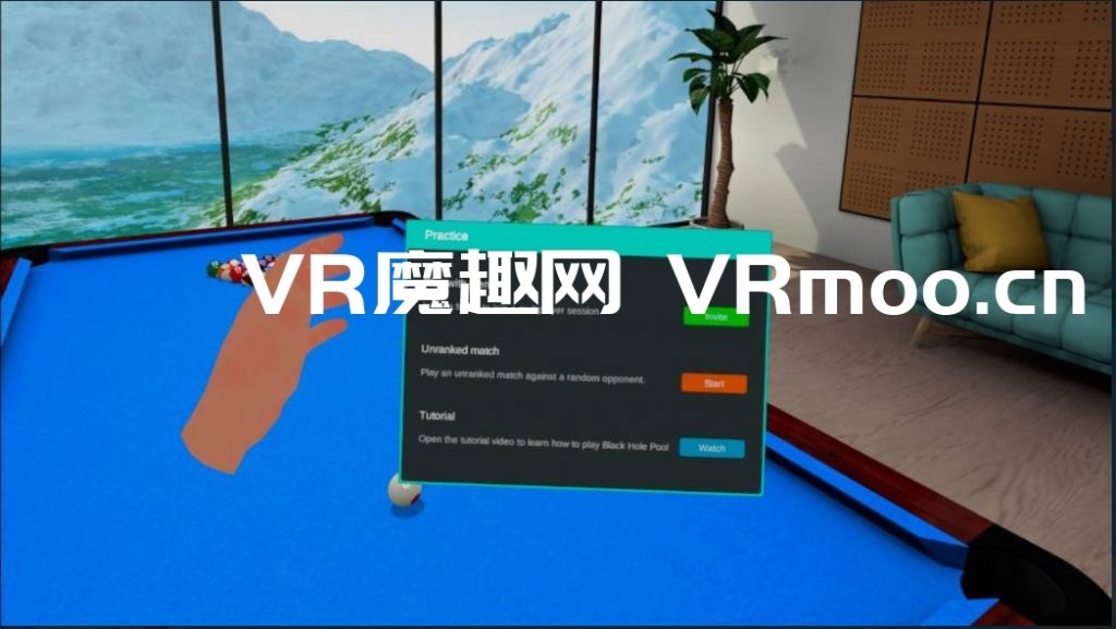 Oculus Quest 游戏《Black Hole Pool》台球池VR