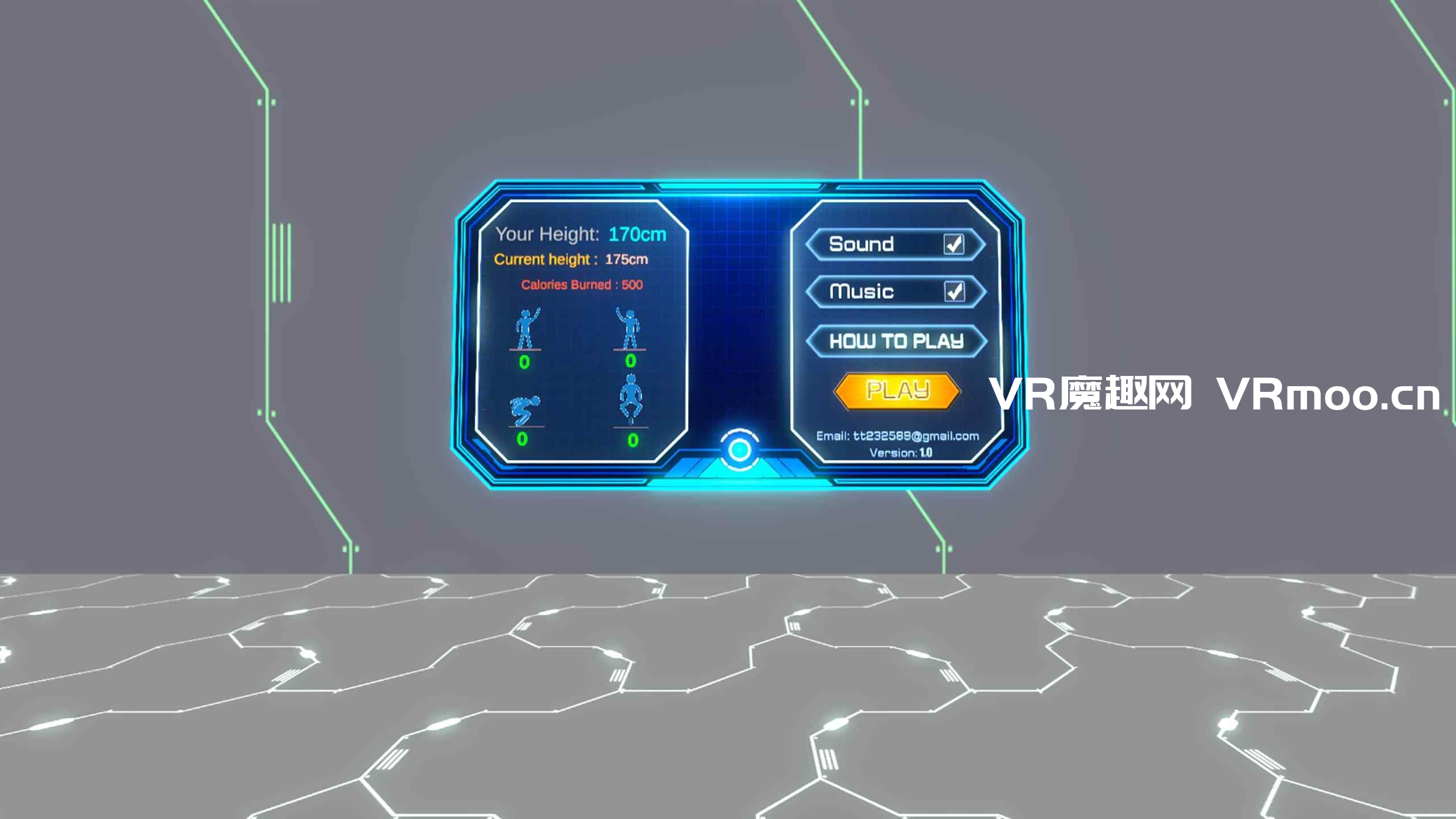 Oculus Quest 游戏《超跑 – VR健身游戏3D:科幻滑板游戏》Hyper Run – VR Fitness Games 3D : SciFi Race Game default-img.jpg