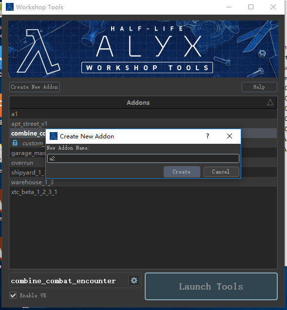 半衰期：爱莉克斯 (Half-Life: Alyx) 破解版本 - 自定义创意工坊地图使用加载方法
